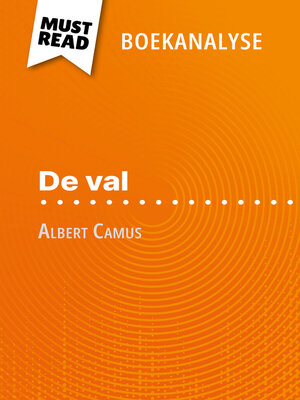 cover image of De val van Albert Camus (Boekanalyse)